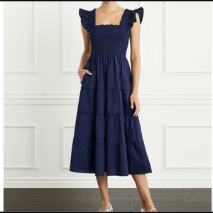 NWT Hill House The Ellie Nap Dress in Navy Blue Size Medium